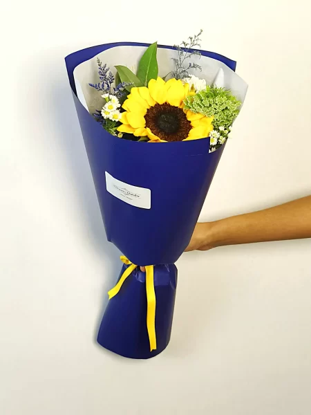 Bouquesito Sol azul